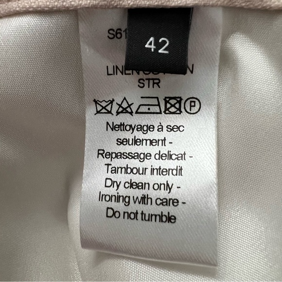 JOSEPH Stretch Linen Cotton Trina Trousers, EU 42 / US 10 - Picture 5 of 7